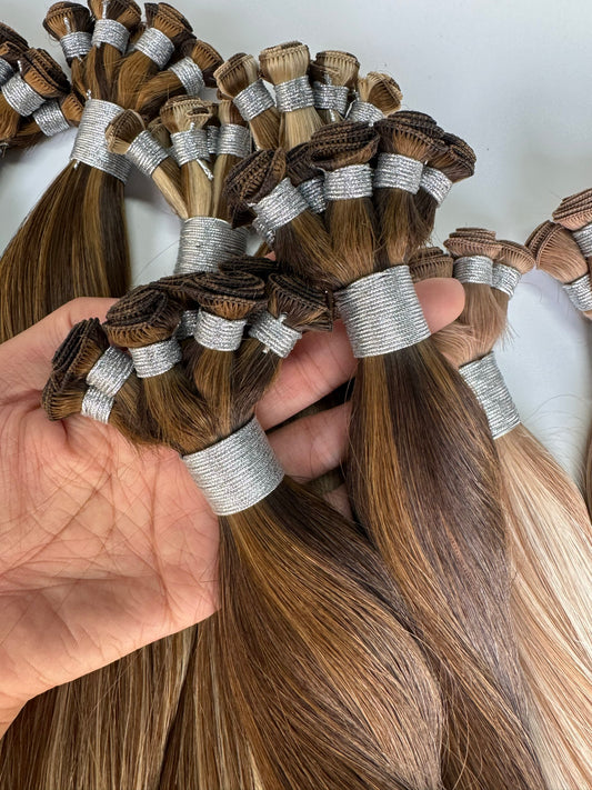 Hand-Tied Weft Hair Extensions